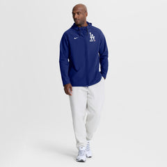 Los Angeles Dodgers Nike Authentic Collection Raglan Therma-FIT Full-Zip Hooded Jacket for sale