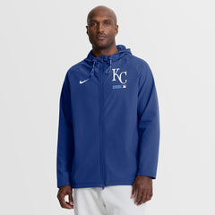 Kansas City Royals Nike Authentic Collection Raglan Therma-FIT Full-Zip Hooded Jacket for sale