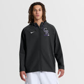 Colorado Rockies Nike Authentic Collection Raglan Therma-FIT Full-Zip Hooded Jacket Online