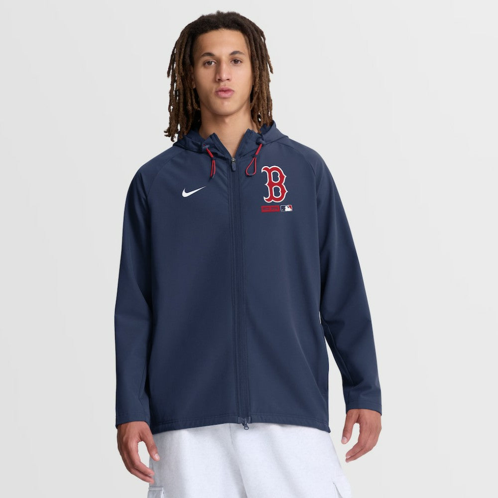 Boston Red Sox Nike Authentic Collection Raglan Therma-FIT Full-Zip Hooded Jacket Online