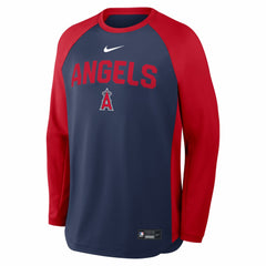Los Angeles Angels Nike Authentic Collection Raglan Dri-FIT Sweatshirt Near Me