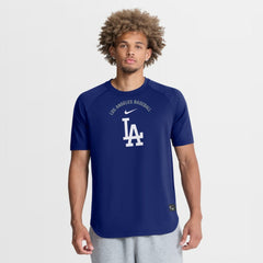 Los Angeles Dodgers Nike Authentic Collection Batting Practice Pre-Game Raglan Dri-FIT Top Online