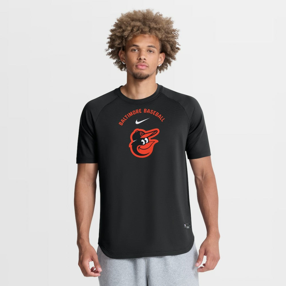 Baltimore Orioles Nike Authentic Collection Batting Practice Pre-Game Raglan Dri-FIT Top Online