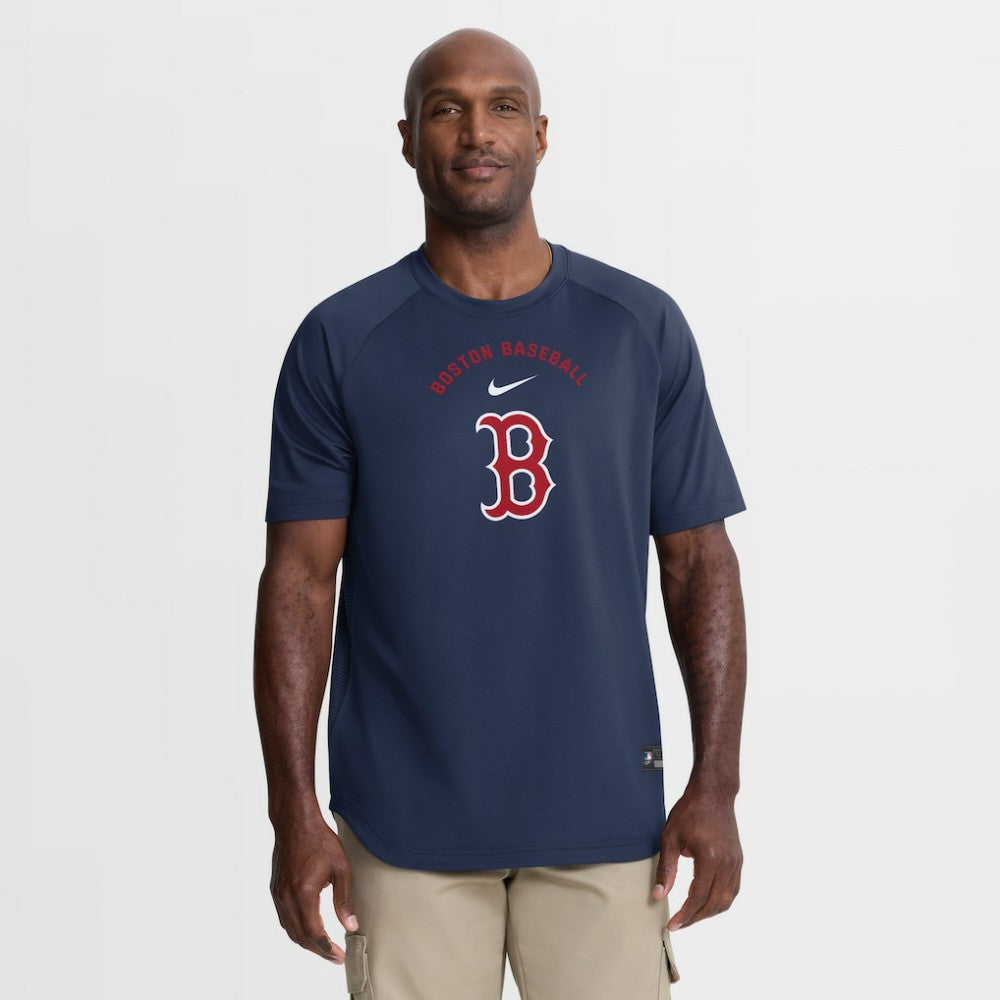 Boston Red Sox Nike Authentic Collection Batting Practice Pre-Game Raglan Dri-FIT Top Sale