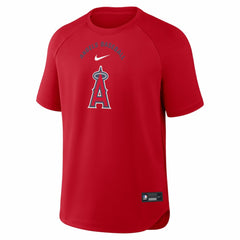 Los Angeles Angels Nike Authentic Collection Batting Practice Pre-Game Raglan Dri-FIT Top Near Me