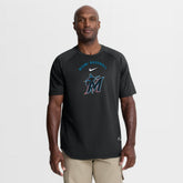 Miami Marlins Nike Authentic Collection Batting Practice Pre-Game Raglan Dri-FIT Top Online