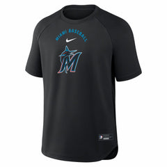 Miami Marlins Nike Authentic Collection Batting Practice Pre-Game Raglan Dri-FIT Top Online