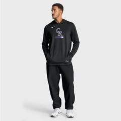 Colorado Rockies Nike Authentic Collection Dri-FIT Long Sleeve Hooded T-Shirt for sale