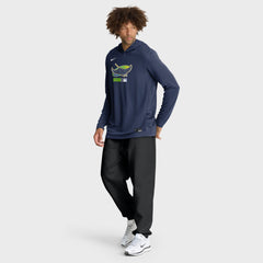 Tampa Bay Rays Nike Authentic Collection Dri-FIT Long Sleeve Hooded T-Shirt Outlet