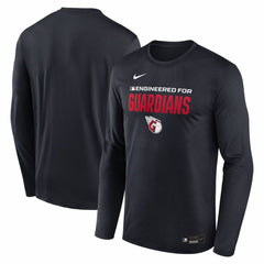 Cleveland Guardians Nike Authentic Collection Legend Dri-FIT Long Sleeve T-Shirt Sale
