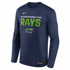 Tampa Bay Rays Nike Authentic Collection Legend Dri-FIT Long Sleeve T-Shirt for sale