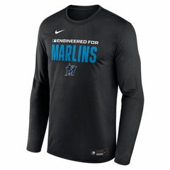 Miami Marlins Nike Authentic Collection Legend Dri-FIT Long Sleeve T-Shirt for sale