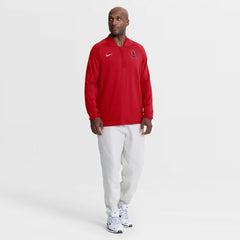 Los Angeles Angels Nike Authentic Collection Dri-FIT Raglan Half-Zip Pullover Discount