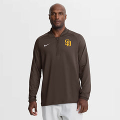 San Diego Padres Nike Authentic Collection Dri-FIT Raglan Half-Zip Pullover Discount