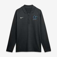 Miami Marlins Nike Authentic Collection Dri-FIT Raglan Half-Zip Pullover Near Me