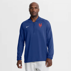 New York Mets Nike Authentic Collection Dri-FIT Raglan Half-Zip Pullover for sale