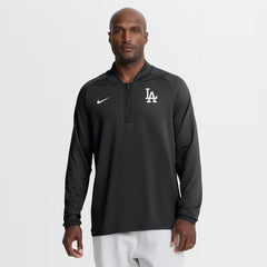 Los Angeles Dodgers Nike Authentic Collection Dri-FIT Raglan Half-Zip Pullover Online