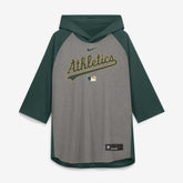 Athletics Nike Authentic Collection Flux Dri-FIT Raglan 3/4-Sleeve Hooded T-Shirt Outlet