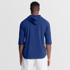 New York Mets Nike Authentic Collection Flux Dri-FIT Raglan 3/4-Sleeve Hooded T-Shirt Online