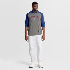 New York Mets Nike Authentic Collection Flux Dri-FIT Raglan 3/4-Sleeve Hooded T-Shirt Online