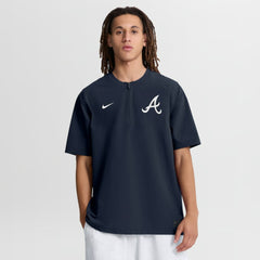 Atlanta Braves Nike Authentic Collection Dri-FIT Quarter-Zip Windshirt Online