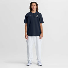 Atlanta Braves Nike Authentic Collection Dri-FIT Quarter-Zip Windshirt Online
