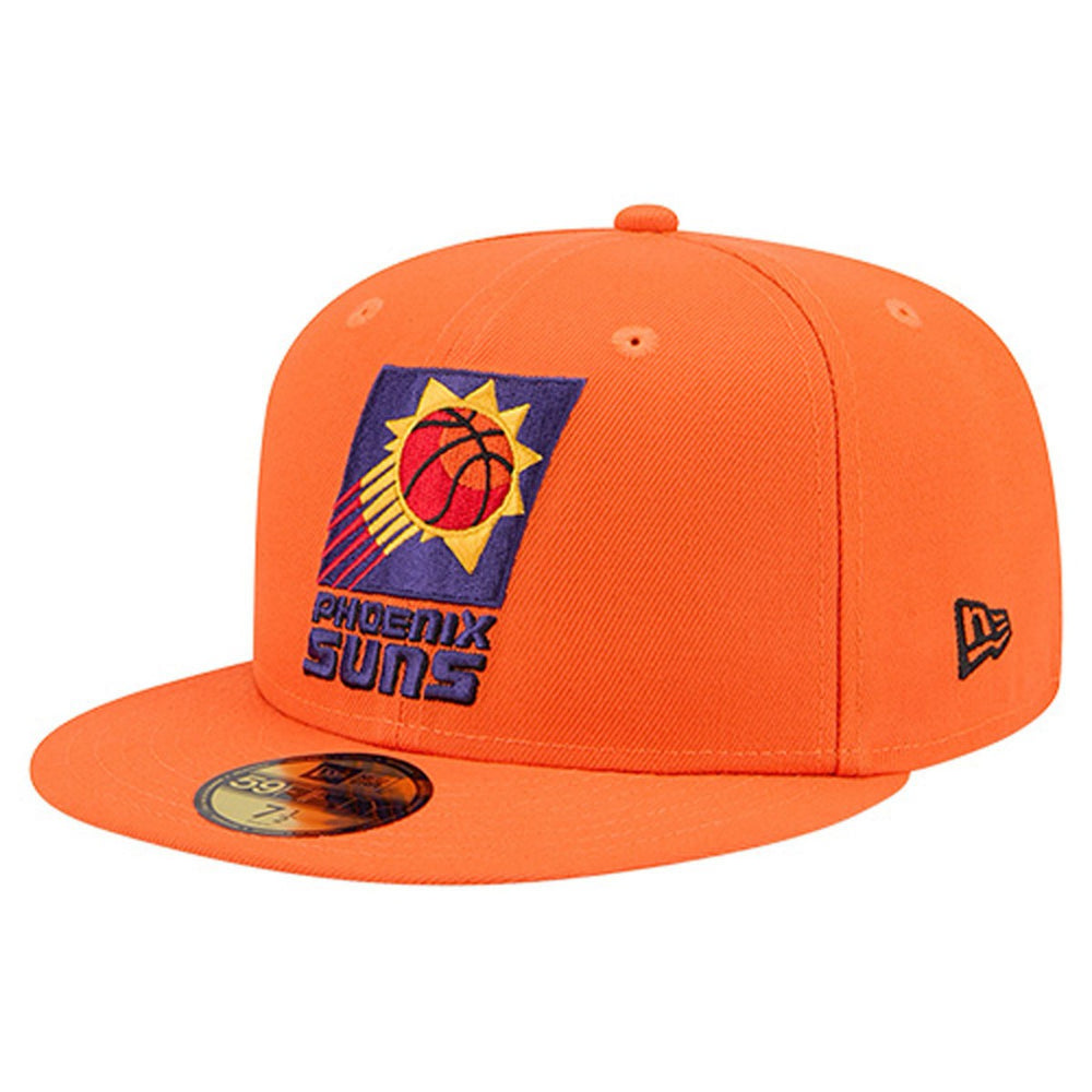 New Era Phoenix Suns Core Logo 59FIFTY Fitted Hat Orange
