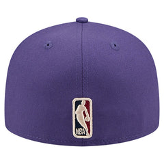 New Era Utah Jazz Core Logo 59FIFTY Fitted Hat Purple