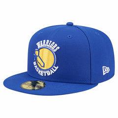 New Era Golden State Warriors Core Logo 59FIFTY Fitted Hat Royal