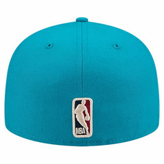 New Era Detroit Pistons Core Logo 59FIFTY Fitted Hat Teal