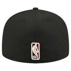 New Era Miami Heat Core Logo 59FIFTY Fitted Hat Black