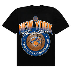 New York Knicks Authmade Basketball Mesh Premium T-Shirt Black