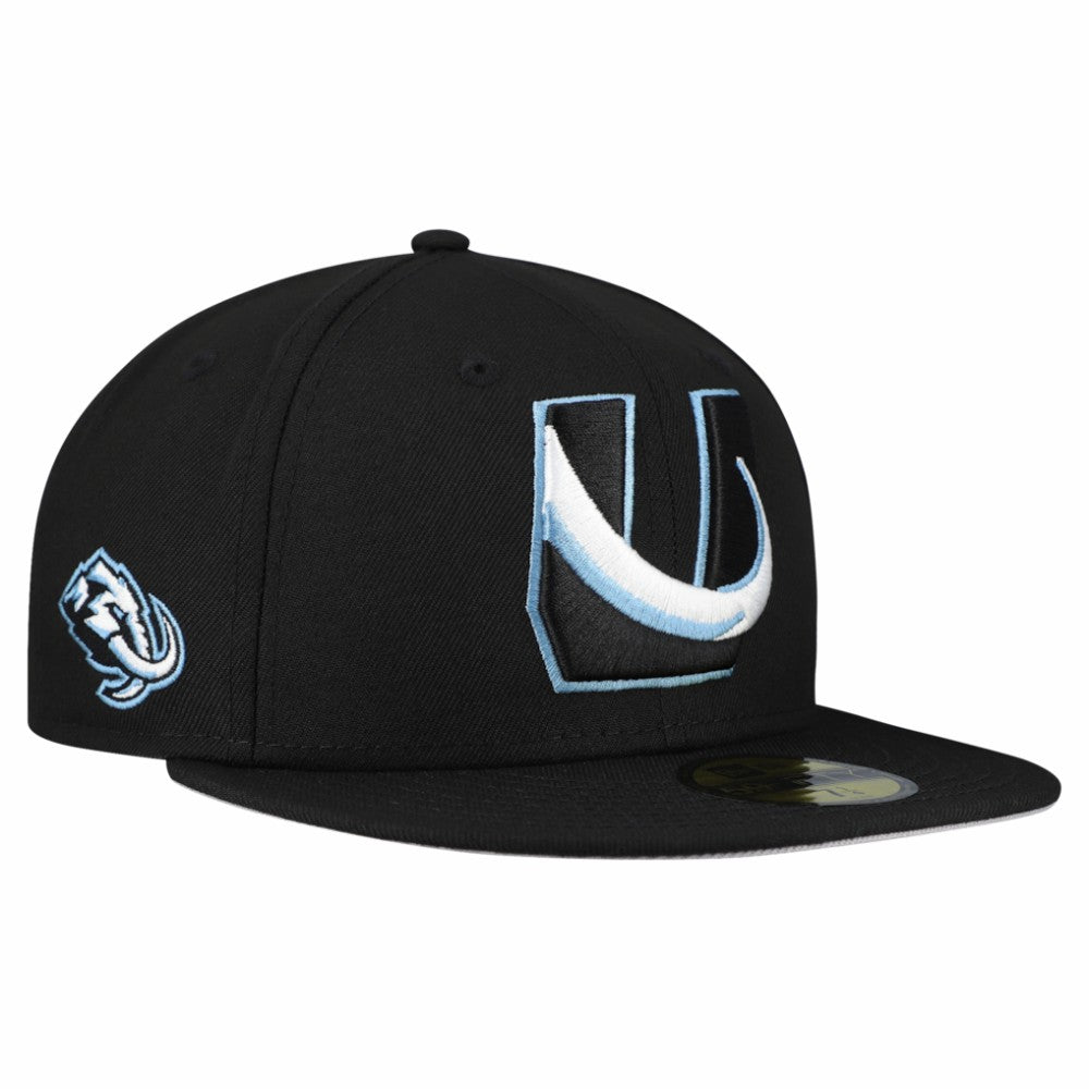 Utah Mammoth New Era Team Secondary 59FIFTY Fitted Hat - Black | New Era near me