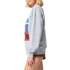 New York Giants Terez Women's Technicolor Oversized Sweatshirt - Gray - NFL