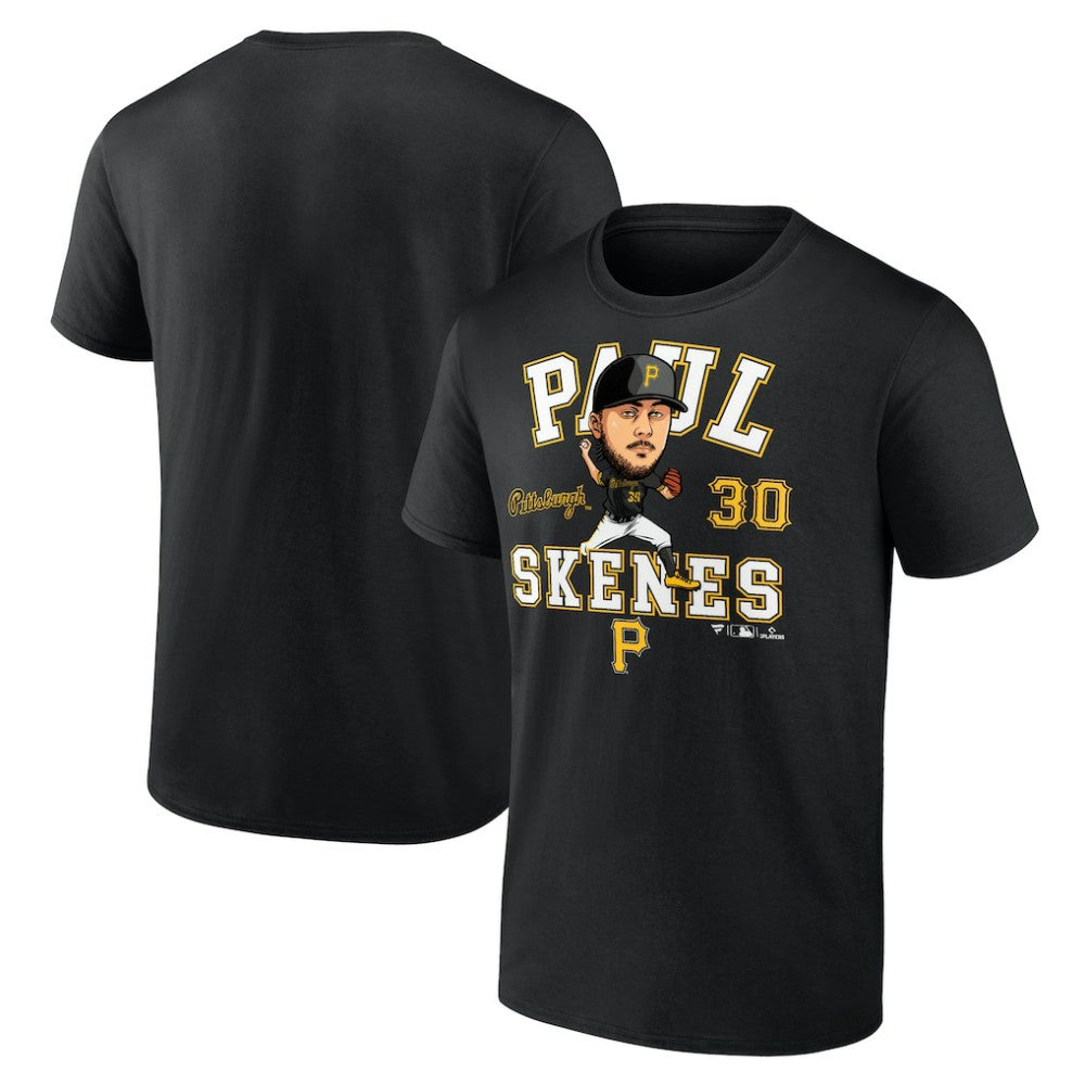 Paul Skenes Pittsburgh Pirates Fanatics Hometown Caricature T-Shirt for sale