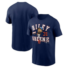 Riley Greene Detroit Tigers Fanatics Hometown Caricature T-Shirt Discount