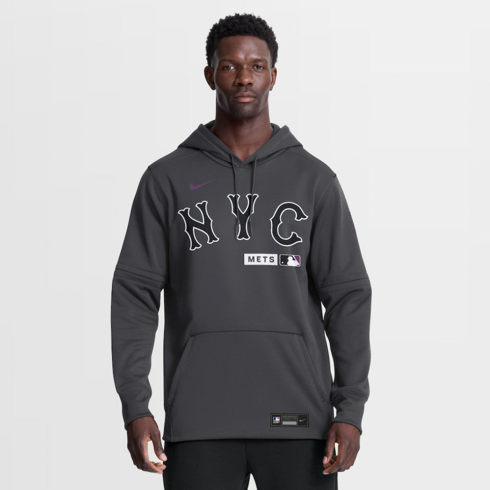 New York Mets Nike Authentic Collection City Connect Therma-FIT Hoodie Sale