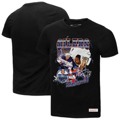 Connor McDavid Edmonton Oilers Mitchell & Ness 2.0 Player Graphic T-Shirt - Black | NHL Clearance