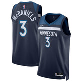 Nike Jaden McDaniels Minnesota Timberwolves Unisex Swingman Jersey Icon Edition Navy