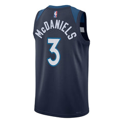 Nike Jaden McDaniels Minnesota Timberwolves Unisex Swingman Jersey Icon Edition Navy