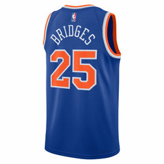 Nike Mikal Bridges New York Knicks Unisex Swingman Jersey Icon Edition Blue