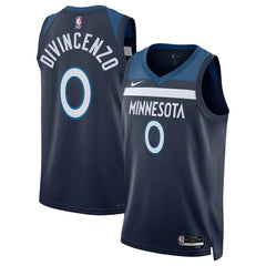 Nike Donte DiVincenzo Minnesota Timberwolves Unisex Swingman Jersey Icon Edition Navy