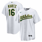 Nick Kurtz Athletics Nike Home Replica Player Jersey Sale