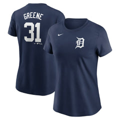Riley Greene Detroit Tigers Nike Women's Cooperstown Collection Fuse Name & Number T-Shirt Outlet