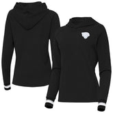Jacksonville Jaguars Antigua Women's Trek Raglan Pullover Hoodie - Black - NFL