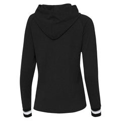 Baltimore Ravens Antigua Women's Trek Raglan Pullover Hoodie - Black - NFL
