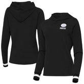 Green Bay Packers Antigua Women's Trek Raglan Pullover Hoodie - Black - NFL