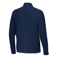 New England Patriots Antigua Step Up Quarter-Zip Pullover - Navy - NFL