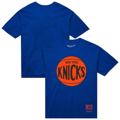 Mitchell & Ness New York Knicks Unisex Hardwood Classics MVP Logo T-Shirt Blue