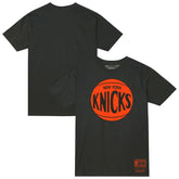 Mitchell & Ness New York Knicks Unisex Hardwood Classics MVP Logo T-Shirt Heather Charcoal